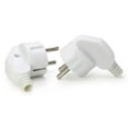 thumbnail image 3 of (2 Pack) Toptekits EU Europe 16A Schuko French Korea 4.8mm Pin DIY Rewireable Plug Max AC250V 16A, Schuko France Germany EU ø4.8mm Pin DIY Rewireable Power Plug (White), 3 of 3
