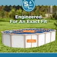 thumbnail image 2 of SmartLine 15' x 24' Oval Waterfall Overlap Above Ground Swimming Pool Liner, 54" Height, 20 Gauge, 2 of 6