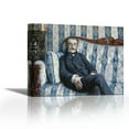 thumbnail image 1 of Portrait De Monsieur R - Contemporary Fine Art Giclee on Canvas Gallery Wrap - wall décor - Art painting - 36 x 29 Inch - Ready to Hang, 1 of 2