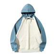 thumbnail image 1 of WEAIXIMIUNG Mama Sweatshirt Plus Size 4X Womens Casual Long Sleeve Solid Knitting Ribbed Print Hoodie Sweatshirts with Pocket Matching Color Sweatshirts, 1 of 5