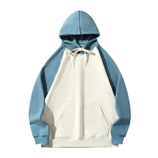 WEAIXIMIUNG Mama Sweatshirt Plus Size 4X Womens Casual Long Sleeve Solid Knitting Ribbed Print Hoodie Sweatshirts with Pocket Matching Color Sweatshirts