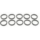 thumbnail image 2 of 10 piezas aleación de aluminio arandela auriculares Negro shamjiam Separadores de auriculares de bicicleta, 2 of 5