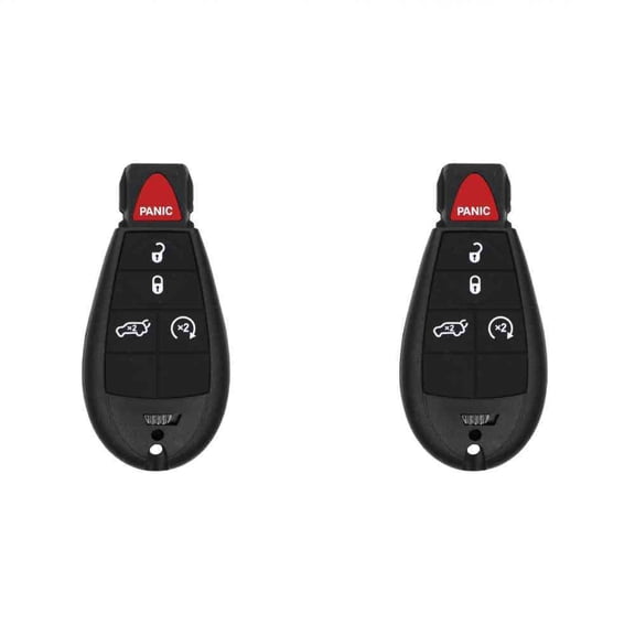 Key Fob Eye4Techs Replacement for Dodge Durango 2011-2013 FCC IYZ-C01C IYZC01C Part Number 05026537 05026537AH 05026537AF 05026537AE Pack of 2