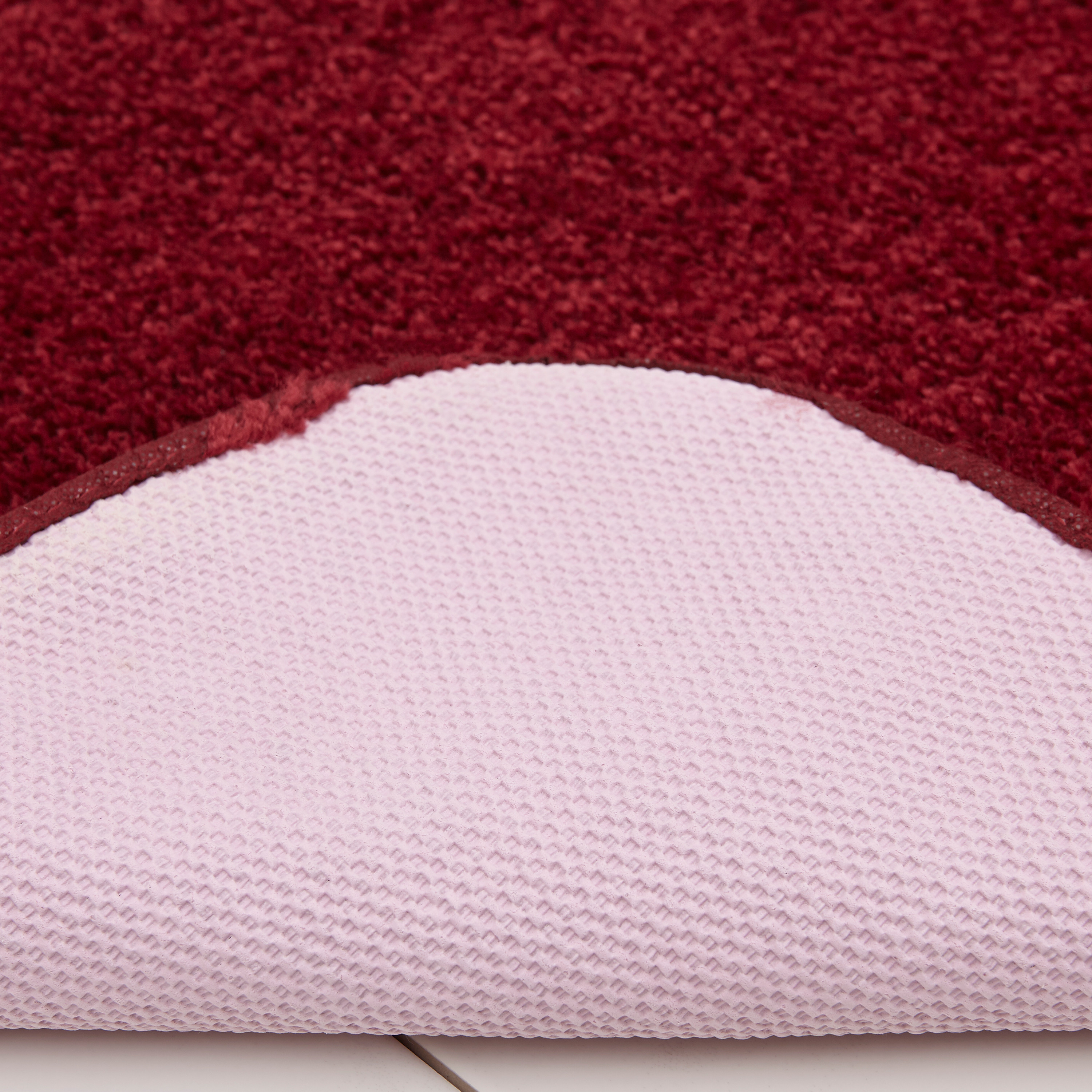 Mohawk Home Pure Perfection Nylon Bath Rug Scatter, Merlot 1'8" x 2'10"