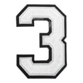 thumbnail image 3 of A Digital Patch 1 Pcs 4.2 Inch White Letter Or Number On Big Numerals Large Numbers For Clothing Backpacks Hats Jeans, 3 of 9