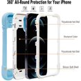 thumbnail image 3 of Compatible con iPhone 13 Pro Max Funda con soporte, cubierta de teléfono resistente a prueba de golpes de grado militar con soporte de anillo ajustable para iPhone 6.7 2021 Accesorios - Negro, 3 of 6