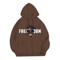 thumbnail image 3 of MHFRRA Sudadera con Capucha, Suave y Cómoda, Ideal para Uso Informal y Actividades Al Aire Libre, con Bolsillo Frontal Tipo Cangurera Café, 3 of 3