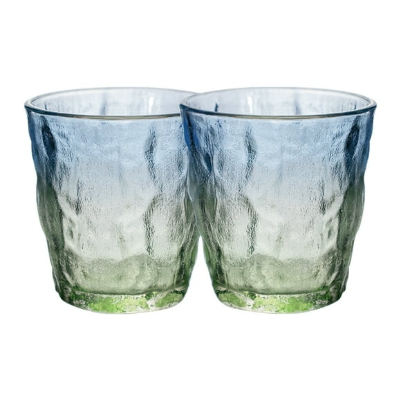 Set de 2 Vasos Verde/Azul 150 ml