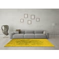 thumbnail image 3 of Ahgly Company Machine Washable Indoor Rectangle Oriental Yellow Traditional Area Rugs, 4' x 6', 3 of 4