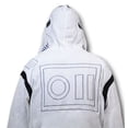 thumbnail image 4 of Star Wars Stormtrooper Unisex Hooded Bathrobe for Adults | One Size Fits Most, 4 of 6
