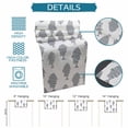 thumbnail image 6 of Abstract Art Fish Grey Table Runner - 48 Inch Long Coastal Ocean Summer Cotton and Linen Blended Dress Scarves Farmhouse Table Runner for Kitchen Dining, Coffee Table, 13" x 48", 6 of 8