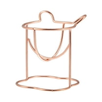 Makeup Sponge Holder Beauty Sponge Dry Stand Beauty Sponge Holder for Vanity Cat Shape Rose Gold Tone