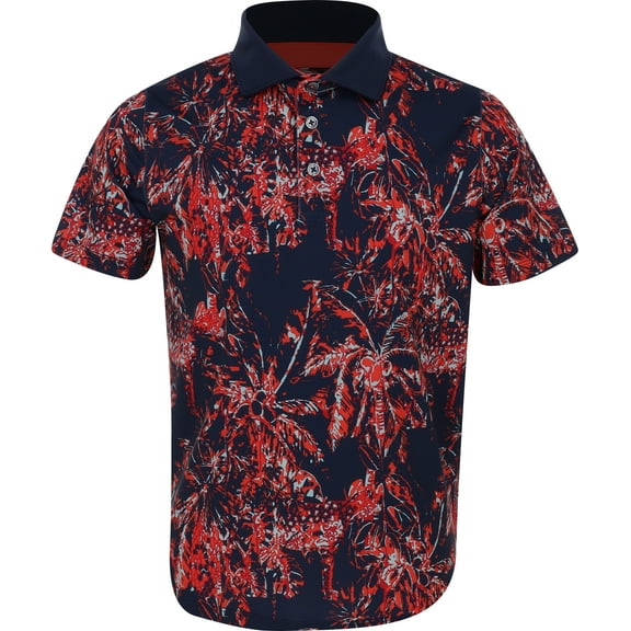 Puma Youth MATTR Safari Deep Navy/Red Fire Shirt Junior L