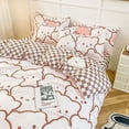 thumbnail image 3 of Kids Bedding Set No Filling Kawaii Cartoon Duvet Cover Flat Sheet Pillowcase Soft Bed Linens Dormitory Bedroom Home Textile, 3 of 7
