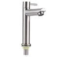 thumbnail image 4 of Robinet d'Évier, Robinet en Acier Inoxydable avec Traitement de Surface Brossée pour Cuisines, Robinet Simple Froid Sans Tube, Robinet Simple Froid Plat Sans Tube, 4 of 7