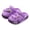 Purple, variant on Kids Girls Cartoon Dinosaur Clogs Slip On Soft Sole Platform Sandals Breathable Non Slip Garden Shoes