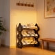 thumbnail image 4 of Zapatero Organizador de zapateros Zapatero de tres niveles Uso diario Armarios de dormitorio Entrada Dormitorio Zapatero de plástico, 4 of 9