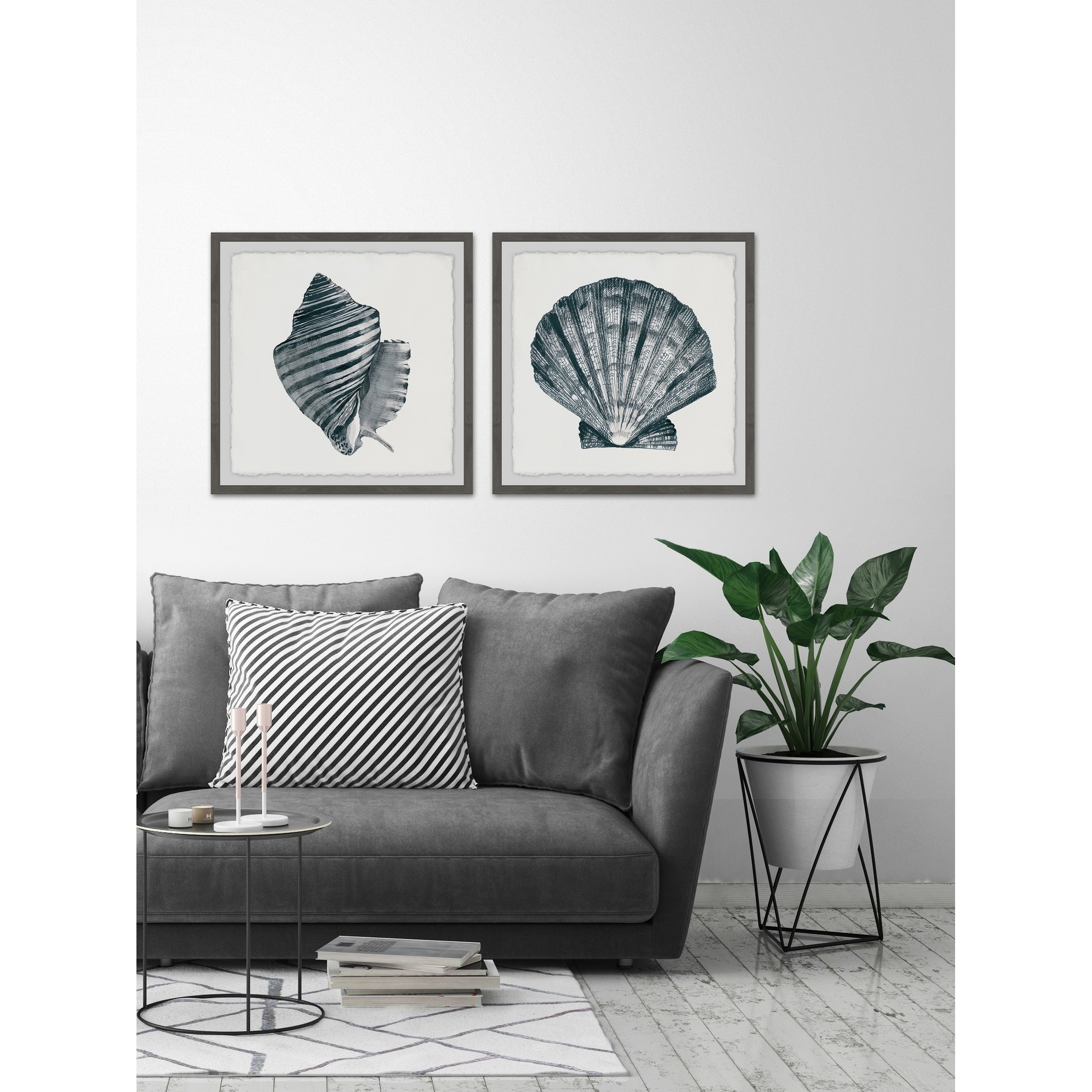 Marmont Hill Striped Queen Conch II Diptych