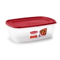 thumbnail image 1 of Rubbermaid Easy Find Lid Food Storage Container, 9.5 Liter, Red, 1 of 5