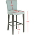 thumbnail image 5 of Safavieh Seth 29.3 in. Fabric Bar Stool, 5 of 7