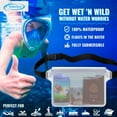 thumbnail image 2 of Waterproof Pouch Bag with Adjustable Waist Strap - IP68 Waterproof Waist Bag Screen Touchable Dry Bag with Adjustable Belt for Beach, Swimming, Boating, Fishing, Hiking, etc, 2 of 6