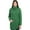 Green, variant on SAOL 100% Merino Wool Women's Aran Zip Cardigan Sweater Irish Cable Knit Outdoor Long Coat Jacket with Pockets