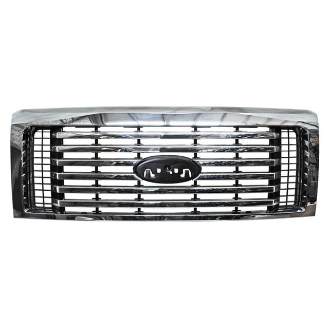 PARRILLA acabado cromada cromado - Compatible con Ford Pick Up 2009 - 2012 GEN Genérica .