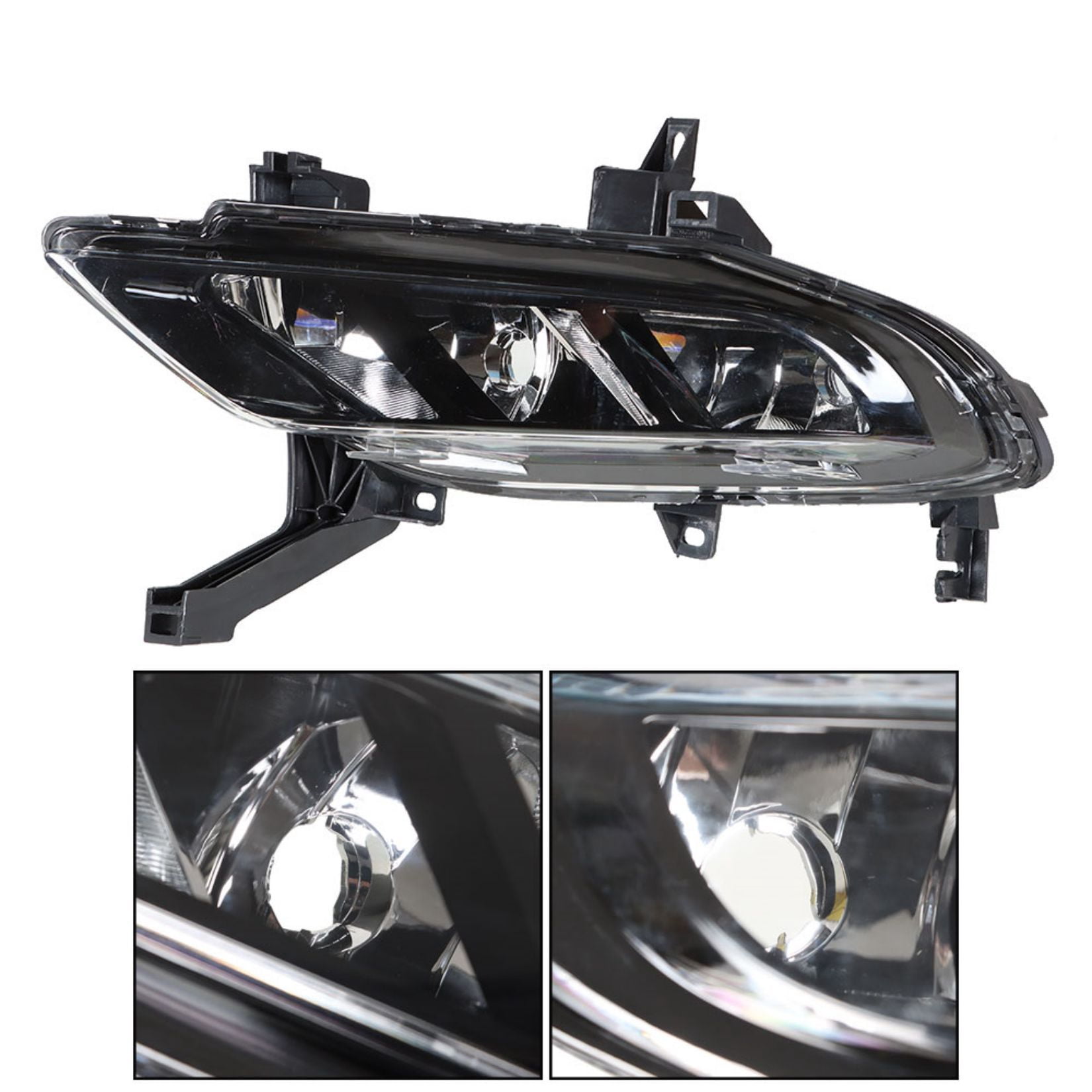 2 Pcs Fog Lights Assembly Fit for Nissan Maxima 2016, 16 Maxima Fog Lamp Housing Assembly
