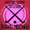 thumbnail image 3 of CafePress - Chicks With Sticks Field Hockey Dark T Shirt - Men's Classic Graphic Cotton T-Shirt, 3 of 4