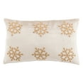 thumbnail image 2 of Safavieh Sydnee Snowflake Novelty Pillow, 2 of 2