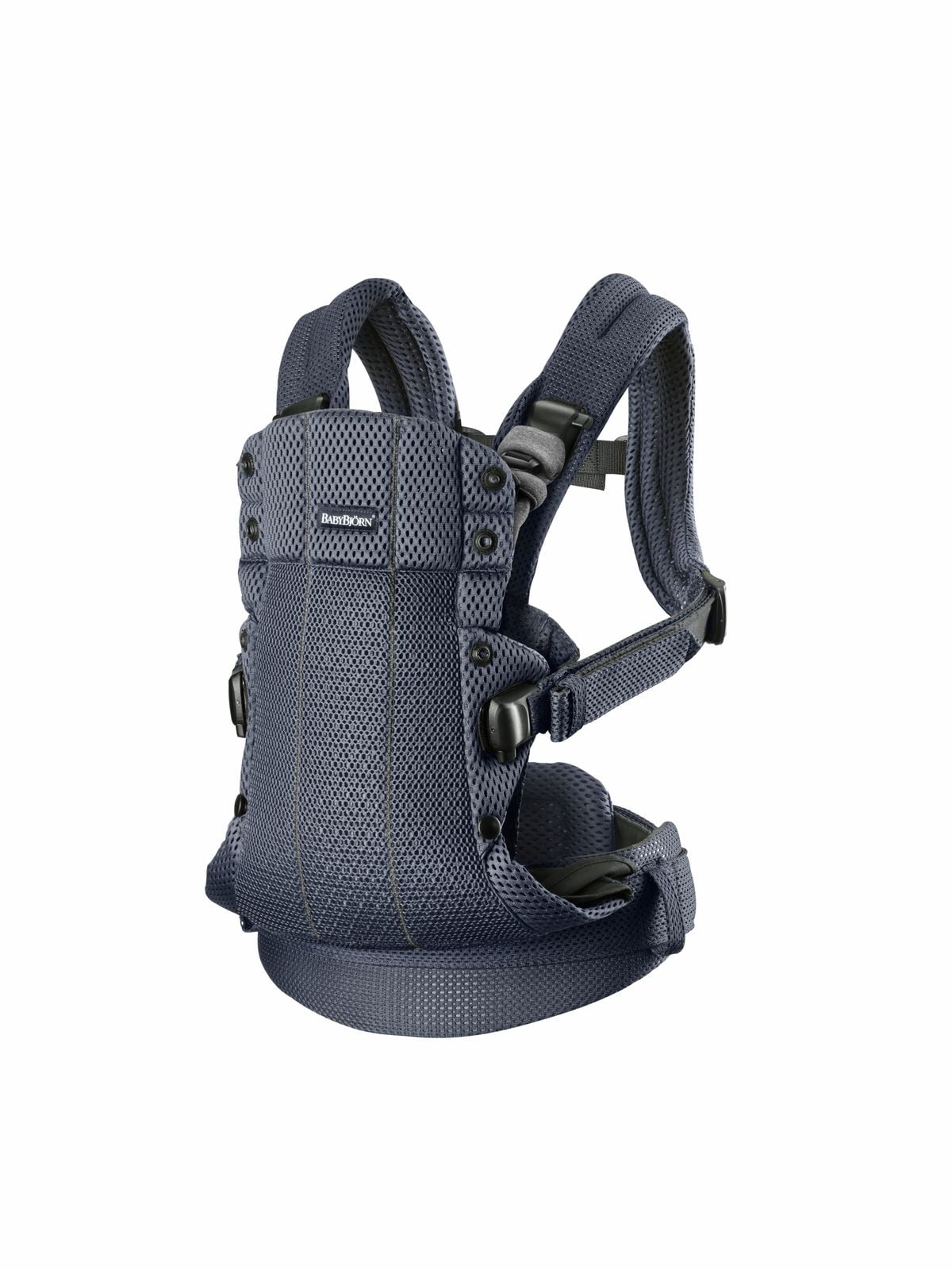 BabyBjorn Baby Carrier Harmony, 3D Mesh, Ergonomic, 3-Position, Anthracite, One Size