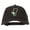 Black, variant on Vermont Red Clover with Map Embroidered Unstructured Washed Cap - Black OSFM