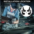 thumbnail image 2 of Guardabarros frontales y traseros únicos compatibles para Peugeot 3008 2017 - 2019, 2 of 6