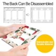 thumbnail image 4 of Yayeee Rocker Switch Wall Plate 1-Gang 4.6"x2.9" Home Decorative Outlet Cover, Apples Flower Pattern, 4 of 6