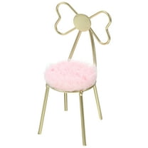 Homoyoyo Miniature Chairs for Dollhouse Bedroom with Iron Material 1Pack