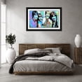 thumbnail image 3 of Stephen Chambers 32x20 Black Ornate Wood Framed With Double Matting Wall Art Titled - Celebrate Beatles, 3 of 6