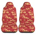 thumbnail image 1 of LAKIMCT Chinese Magic Cloud Print Car Seat Covers Vehicle Front Seat Covers Universal Fit Seat Protector, 1 of 9