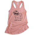 thumbnail image 1 of I Shih Tzu Not Tank Top Shih Tzu Tank Top, Ladies Racerback Tank Top, Shihtzu Tank, Funny Dog Graphic Tee, Desert Pink, X-Large, 1 of 3