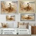 thumbnail image 4 of Designart "Ballet Dance In Beige And Gold" Dance Canvas Prints, 4 of 7