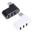thumbnail image 3 of Adaptador divisor de rotación de alta velocidad HUB USB Multi 2.0 de 3 puertos - Rotación de 3 puertos negro oso de fresa Electrónica, 3 of 5