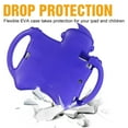 thumbnail image 3 of iPad Mini Case, iPad Mini 4 Kids Case, iPad Mini 1 2 3 Case for Kids,Lightweight Shockproof EVA Silicone Protective Handle Stand Kids Friendly Cute Case For 7.9 inch Apple iPad Mini 1 2 3 4，Purple, 3 of 6