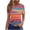 Red, variant on Womens Tops Loose Fit Casual Short Sleeve Round Neck Boho Floral Printed T-Shirts Trendy Oversized Basic Tunic Blouse Blue#01 XL