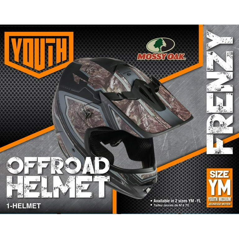 Youth Frenzy Mossy Oak Camo Mx off-road Motocross, ATV, Dirt Bike