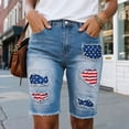 thumbnail image 3 of OJSFQUFP Jeans for Women Womens Jean Shorts High Waisted Ripped Distressed Casual Summer Denim Shorts, 3 of 8