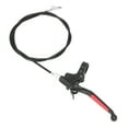 thumbnail image 3 of Brake Handle Cable Lever Brake  Lever 22mm Handlebar Brake Lever With 1.45m Cable Left For 2 Stroke 47CC 49CC Mini Quad ATV, 3 of 8