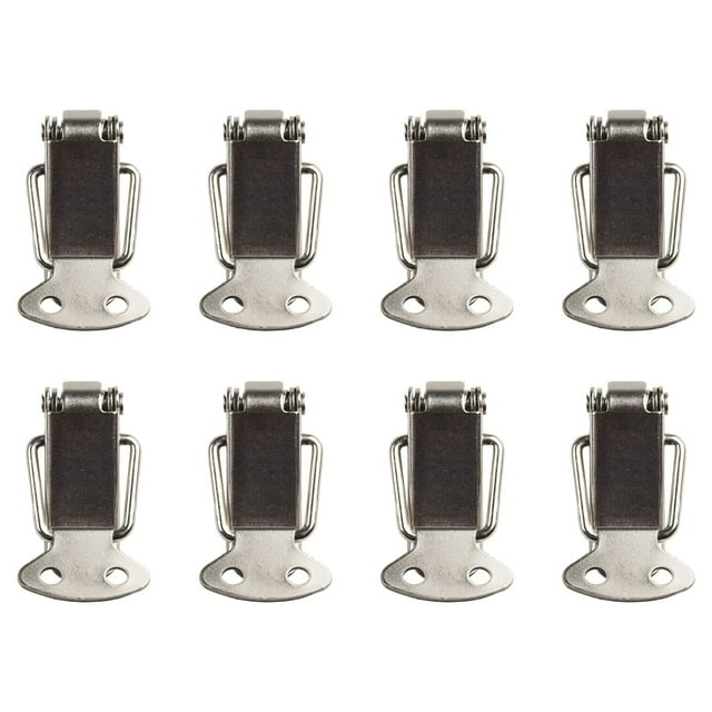 Bgsha 4-8PCS Stainless Steel Toggle Latch Catch Clamp Spring Loading Case BuFor CKle Clip