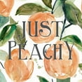 thumbnail image 2 of Robinson, Carol 15x15 White Modern Wood Framed Museum Art Print Titled - Just Peachy, 2 of 4