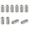 thumbnail image 1 of Unique Bargains Adaptateurs Filetés Manchon Réducteur Écrou M10 * 1,5 Mâle à M5 * 0,8 Femelle Réparation Insert Vis Réducteur 20mm 10 Pcs, 1 of 6