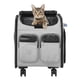 thumbnail image 1 of Transportadora para perro o gato, Mochila de viaje o paseo con ruedas y ventilación Maleta Transportadora mascotas, 1 of 5
