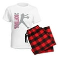 thumbnail image 5 of CafePress - Girls Softball Women's Light Pajamas - Women's Short Sleeve Print T-Shirt and Pants Light Cotton Pajama Set, 5 of 7